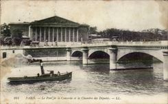 CPA Paris Bridge of the Harmony and the House of Commons