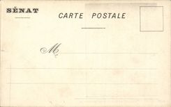 CPA Paris Senate central Gate of the room of the conferences