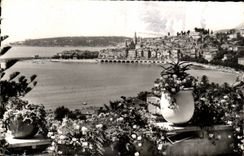 CPSM Menton View and the Cape Martin