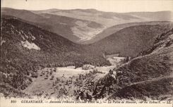 CPA Gerardmer Old border the valley of Musnter seen of Hohneck