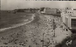 Biarritz CPSM La grande plage
