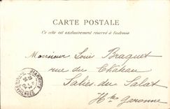 CPA Biarritz Semaphore and footbridge