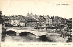 CPA Bayonne the bridge of the genius and the district of the Basque