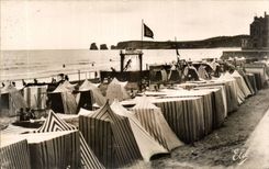 CPA Hendaye the beach and two twins