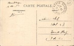 CPA Hendaye the place of the unloading dock and Fontarabie