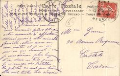 CPA im baskischen LandFandango tanzt Folklore-Kostume