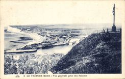 Die CPA Treport Seeansicht vertreten von den Klippen