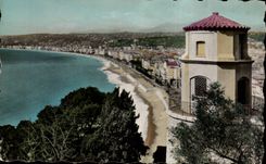 CPA Nice Seen from of the castle