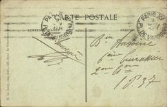 Paris CPA Nouveau jardin du Louvre