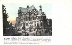 Paris CPA Eglise Sainte Eustache