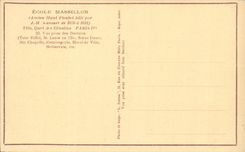 Paris CPA Ecole Massillon Ancien hotel Fieubet bati par Man sart Quai des Celestins