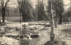 Paris CPA Bois of Vincennes Cascades of the lake Daumesnil
