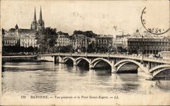 Bayonne CPA View and the bridge St Spirit