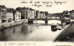 Bayonne CPA quays of Nive