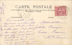 Bayonne CPA Cathedral Seen of the cloister