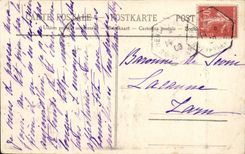 CPA Hendaye View of Fontarabie taken of Hendaye