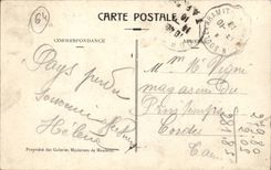 CPA Sainte Engrace the old road