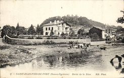 CPA Saint Jean Foot of Port Edges of Nive Nice shot