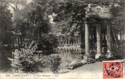 Paris CPA der Park Haufen