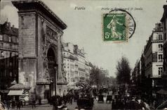 Gatter Paris-CPA und Prachtstrasse Str Denis