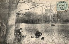 Paris CPA Lake of Tiny Vincennes