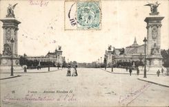 Paris CPA das Nicolas II auftrat