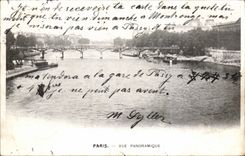Paris CPA Vue panoramique