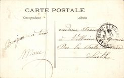 Paris CPA an alley with the Chaumont Hillocks