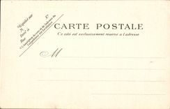 Paris CPA the suspended bridge with the Chaumont Hillocks