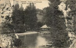 Paris CPA Buttes Chaumont Enters the rocks