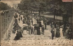 Paris CPA Avenue du Bois de Boulogne