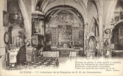 CPA InnenHyeres von der Nd-Wolbung des Trostes