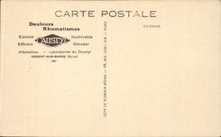 CPA Berchem Landscape and animal Ass donkey goat goat