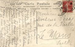 CPA Ambise Le chateau Haut relief au Linteau de la porte de la chapelle Saint Blaise Cerf