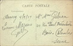 CPA Lake Annecy Duingt the mountain of Entrevernes Coal and the arcalod