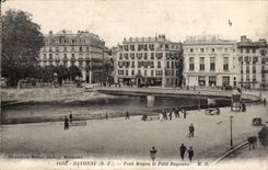 CPA Bayonne Bridge Mayou and small Bayonne