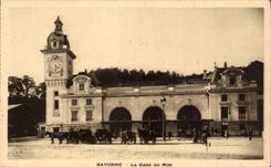CPA Bayonne Train station of the South
