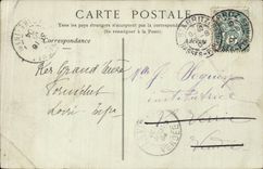 CPA Bayonne the Mayou bridge and the theater