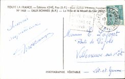 CPA Good Water the city and solid mass of Ger