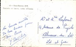 CPA Good Water Descent on Laruns valley of Osseau