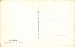 CPA Hendaye the bridge border Spain France