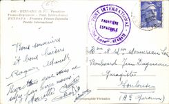 CPA Hendaye Free Spanish Border