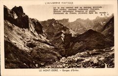 CPA the Mount Gilds Falls of hell