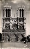 CPA Paris Facade de Notre Dame