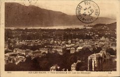CPA Aix les Bains View of the lake of Le Bourget
