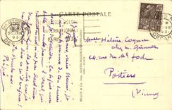 Paris CPA Exposition coloniale internationale 1931 Temple d'angkor Vat Escalier principal