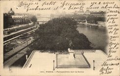 Paris CPA View on the Seine