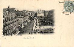 Paris CPA Rue de Rivoli