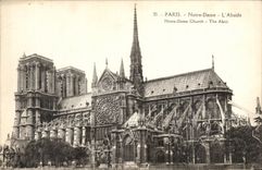 Paris CPA Notre Dame L'abside