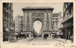 Paris CPA die Tur Str Denis